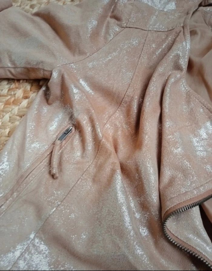 Veste perfecto fluide beige - photo numéro 2