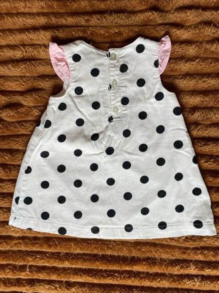 Robe bébé velours côtelé Minnie - photo numéro 2