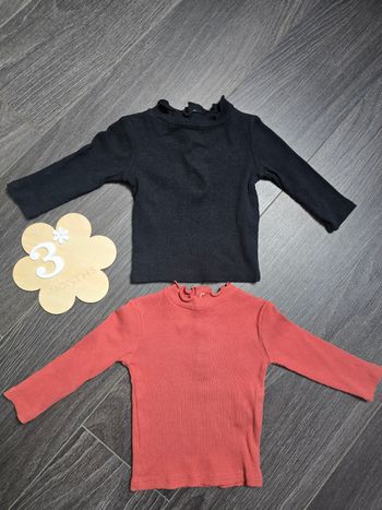 Lot de 2 pulls bébé fille 