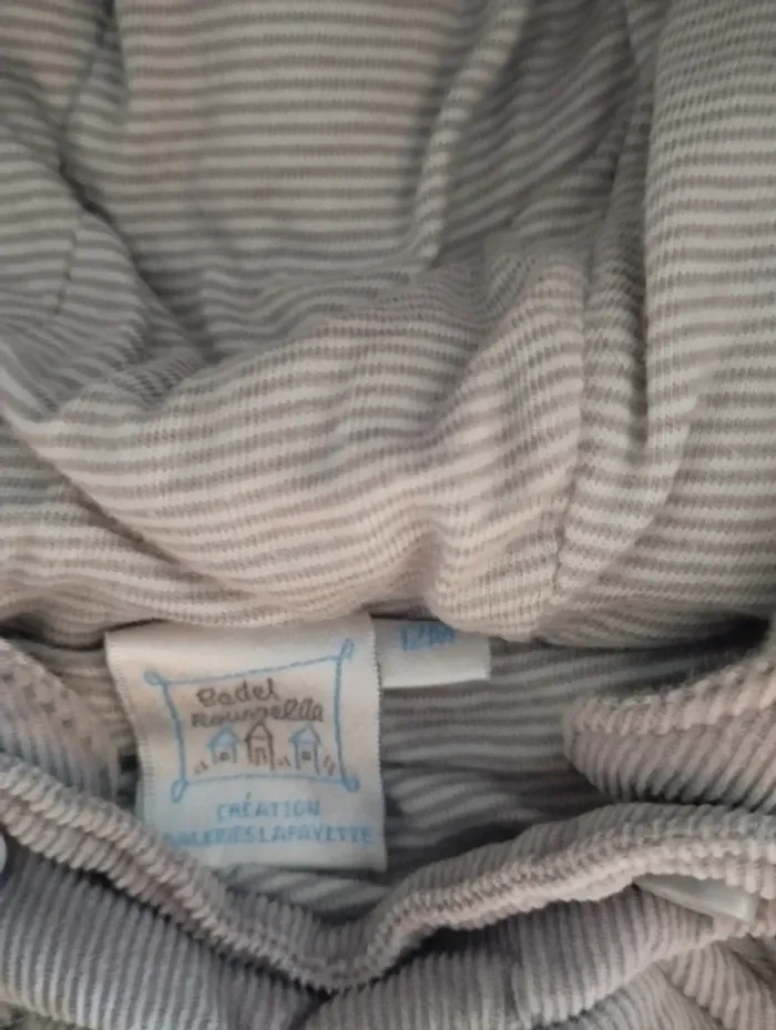 Combi pilote grise chaude Cadet Rousselle – 12 mois - photo numéro 4