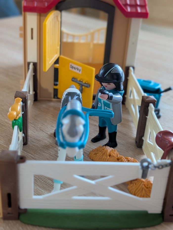 Playmobil 6935 Box avec cavalière et cheval Appaloosa - photo numéro 2