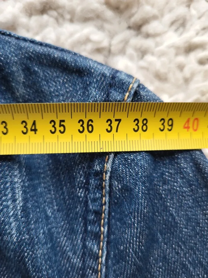 Veste en jean bleue Zara Trafaluc Taille 36 - photo numéro 17