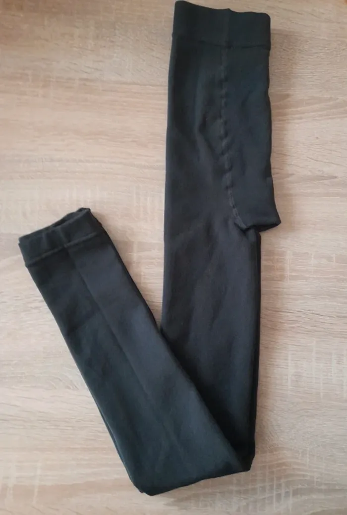 Collant chaud gris foncé