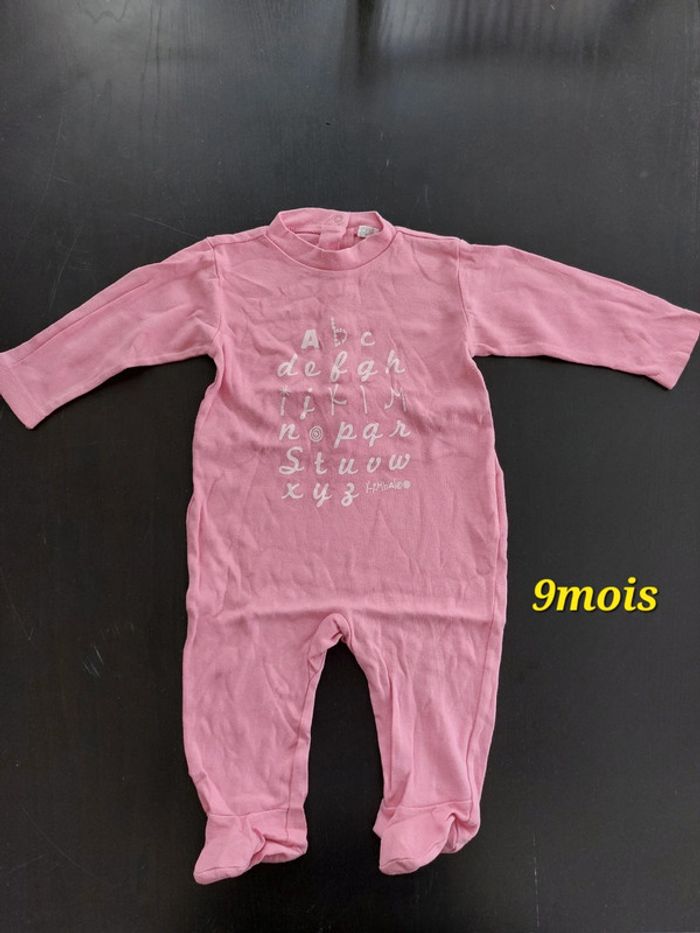 Pyjama 1 pièce 👧 9mois 💯% coton-Kimbaloo