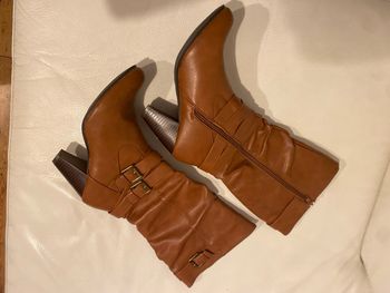 Bottes cavalières camel mises une fois 38