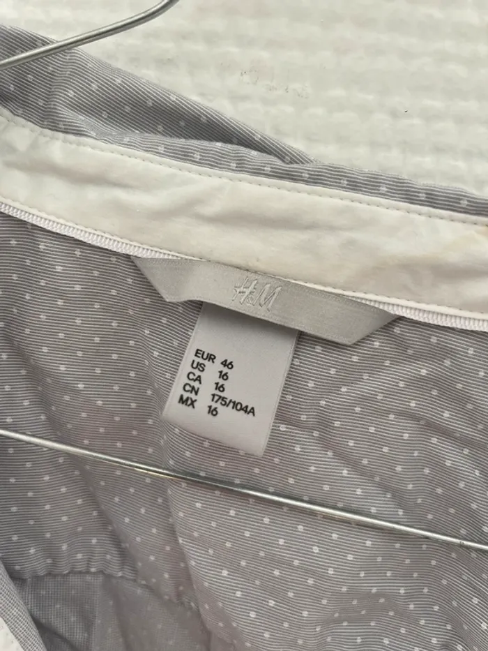 Chemise grise à pois - photo numéro 3