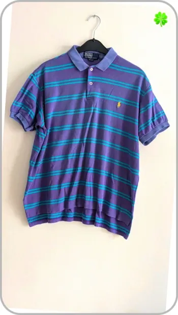Polo manches courtes rayé homme Ralph Lauren M