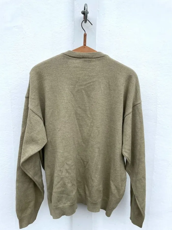Lacoste wool pullover pull à teneur de laine mens XXL logo brodé - photo numéro 8