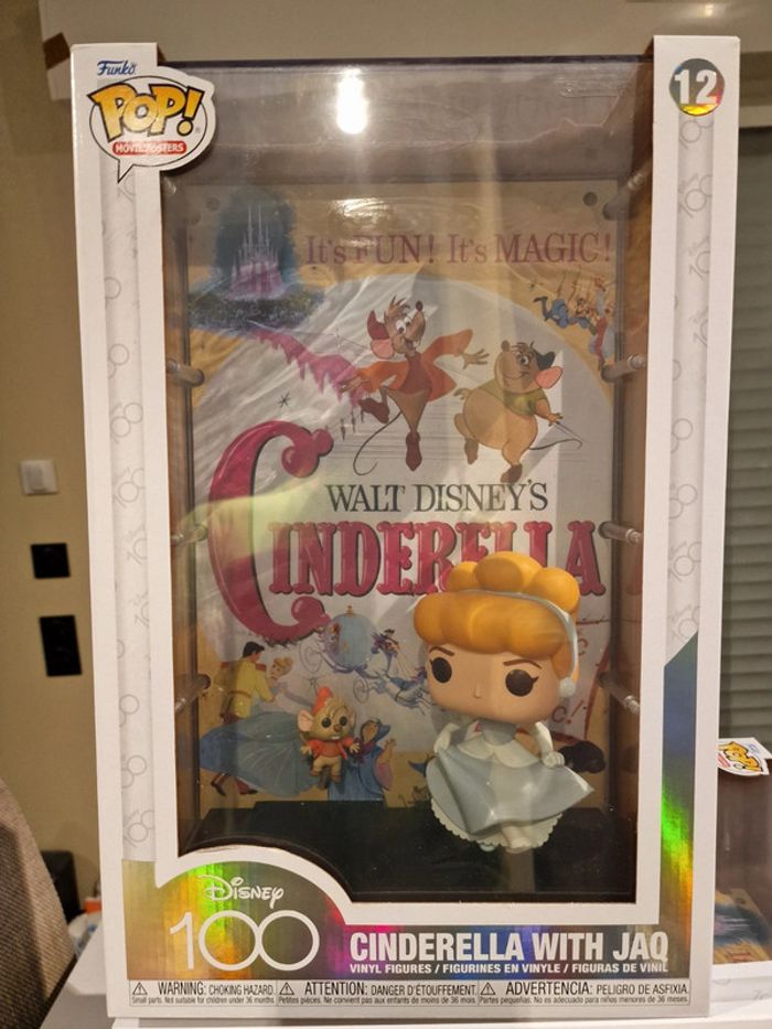 Funko Pop Movie Posters Cinderella with Jaq