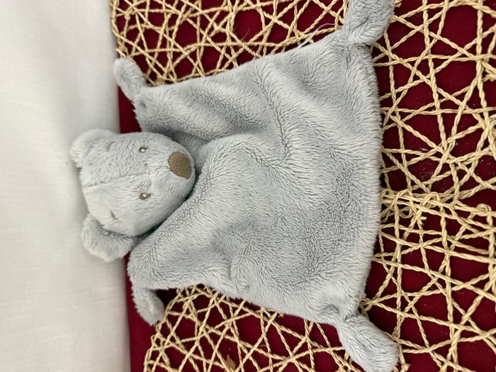 Doudou plat ours bleu KIABI SIMBA TOYS - photo numéro 3