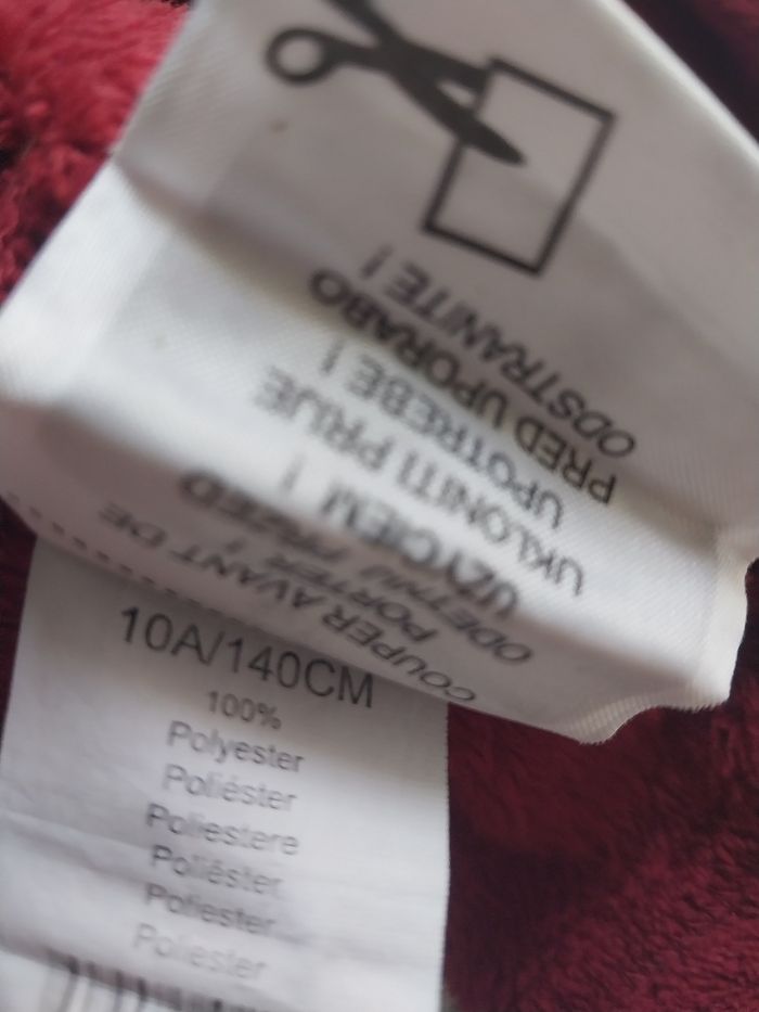 Haut de pyjama Harry Potter rouge – Taille 10 ans (140 cm) - photo numéro 4