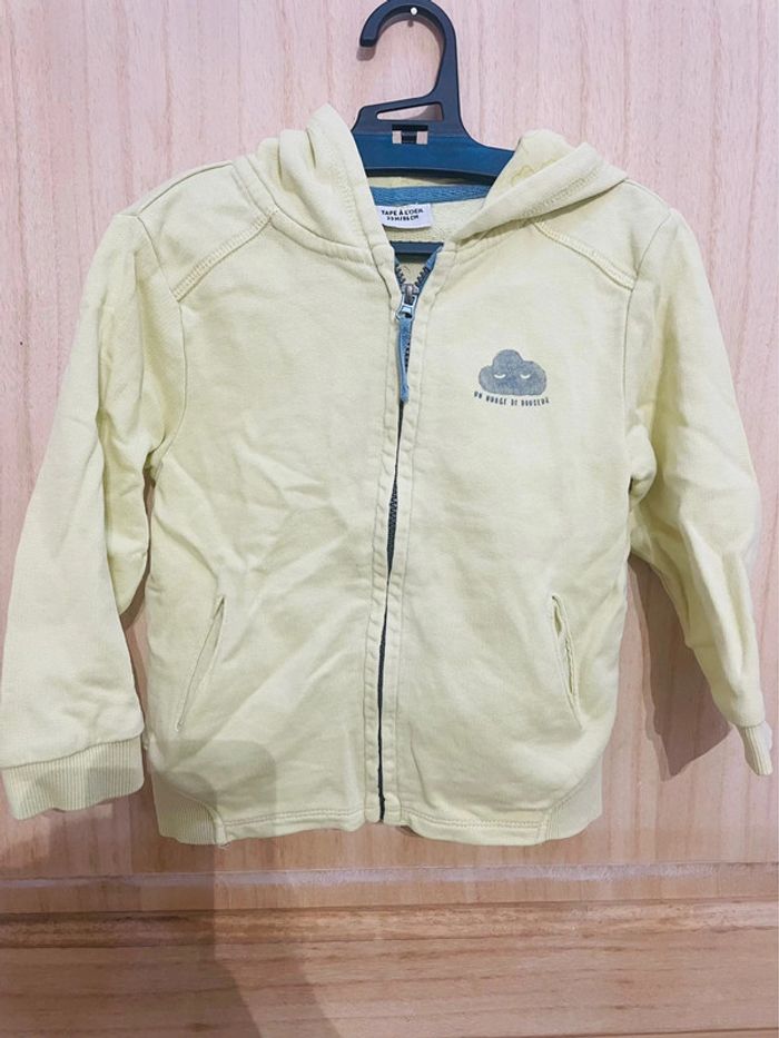 Veste zip avec capuche TAO 23 mois