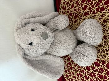 Peluche lapin MAISONS DU MONDE gris