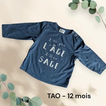 T-shirt manches longues TAO 12 mois