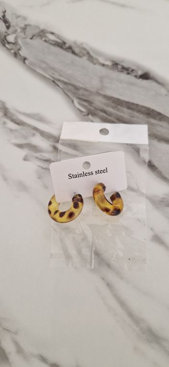 Boucles d'oreilles léopard