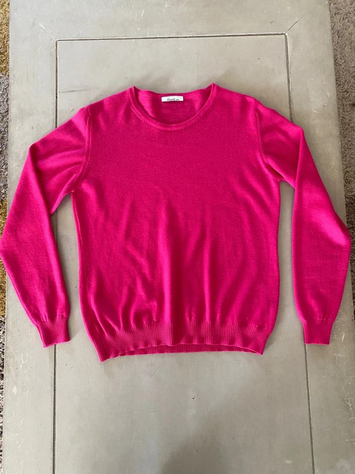 Pull en laine Sweet De Mazo framboise fuchsia taille XS / S - photo numéro 7