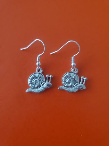 Boucles d'oreilles escargot