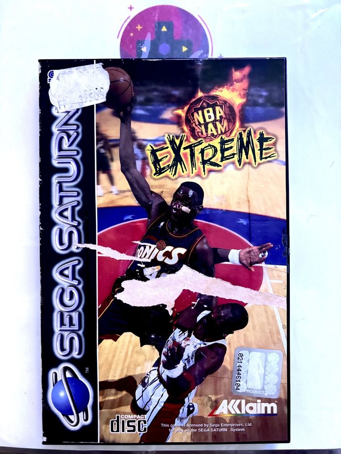 Boite vide NBA jam Extreme pour Saturn