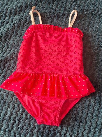 Maillot bain 1 pièce bébé fille taille 18mois