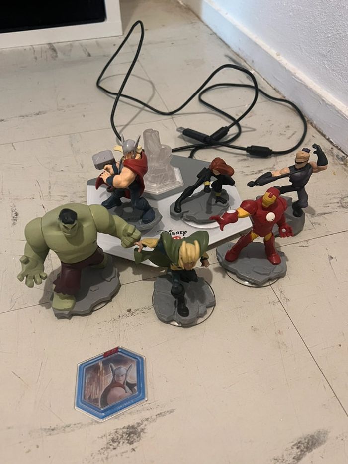 Lot figurines Infinity avengers