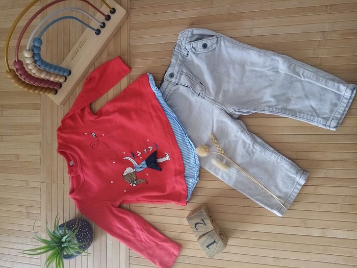 Ensemble obaïbi 12mois fille