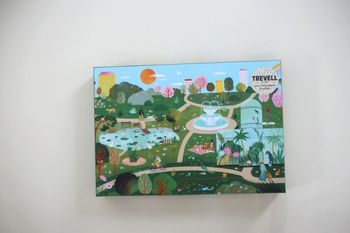 Puzzle 1000 pièces "Chilling in Park" par Laura Lhuillier, Trevell