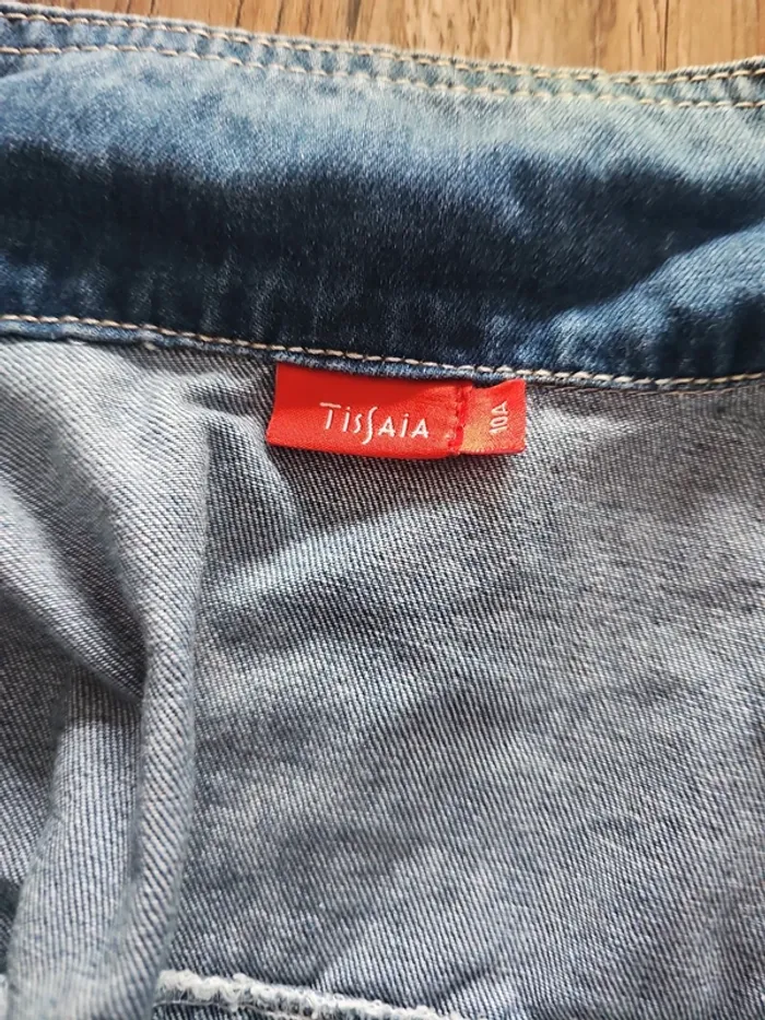 Veste en jean pour garçon taille 10 ans marque kiabi - photo numéro 3