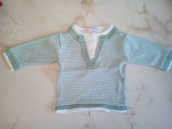 Pull garçon 1 mois 54 cm