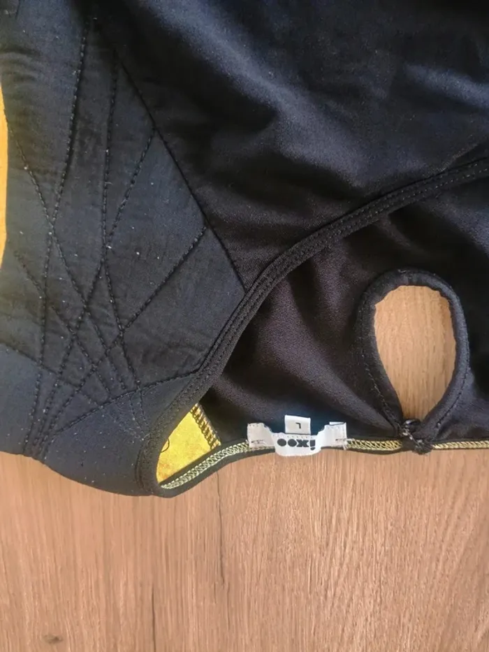 top noir et jaune IXOO L - photo numéro 6