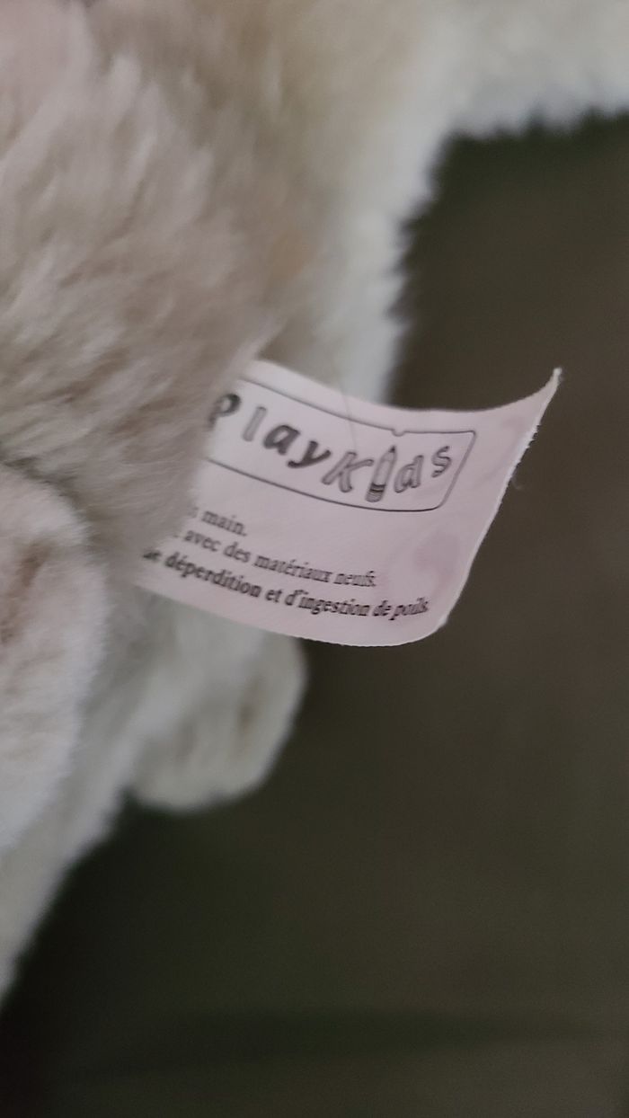 Peluche Chat Persan couché playkids - photo numéro 5