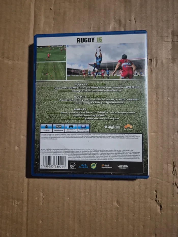 Rugby 15 pour PS4 - photo numéro 2