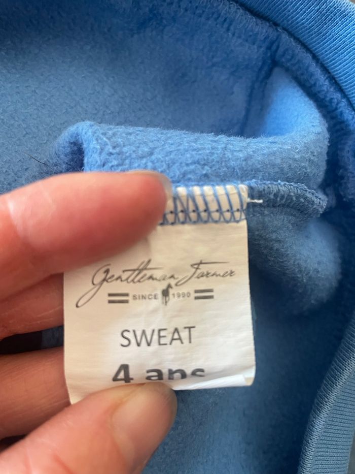 Sweat garçon Gentleman Farmer 4 ans - photo numéro 4