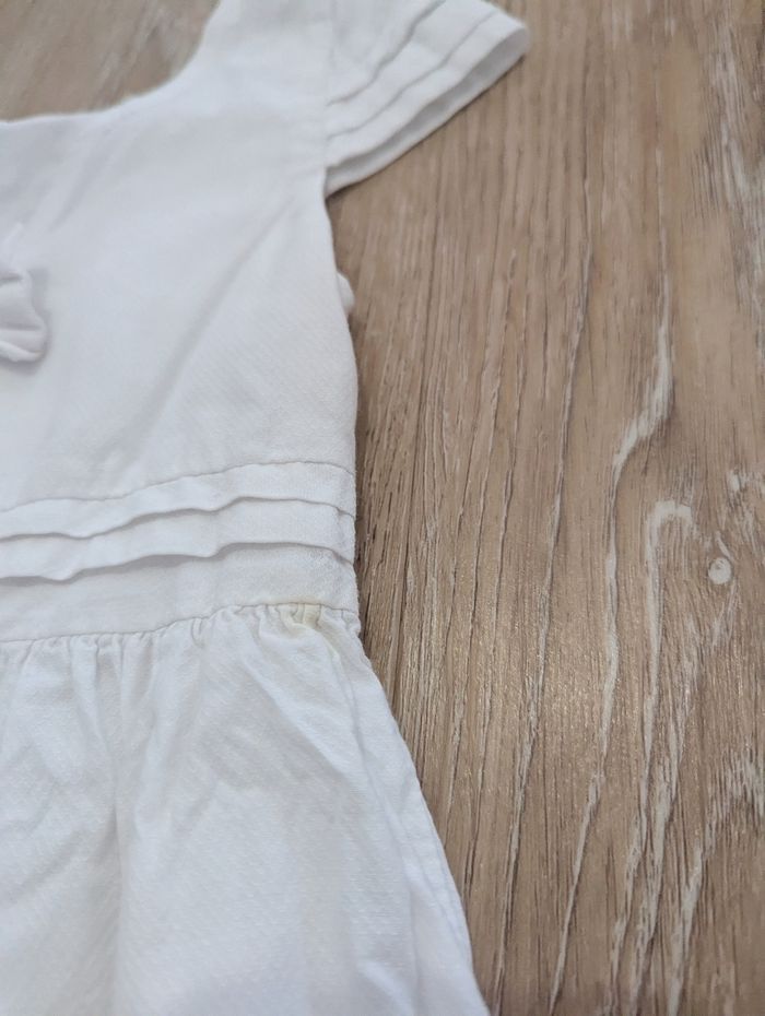 Robe blanche 36 mois bébé fille - photo numéro 5