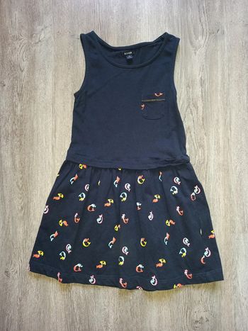 robe bleu marine sirène kiabi taille 4/5 ans