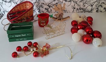 Lot de 7 décorations de Noël