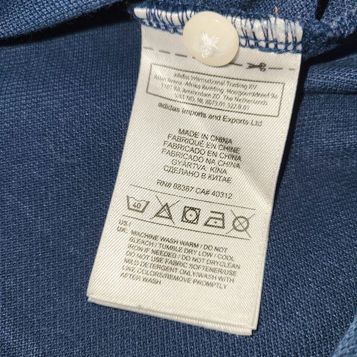 Polo Manche Courte Vintage Y2K - Logo Brodé 👕 Adidas - Taille S - photo numéro 7