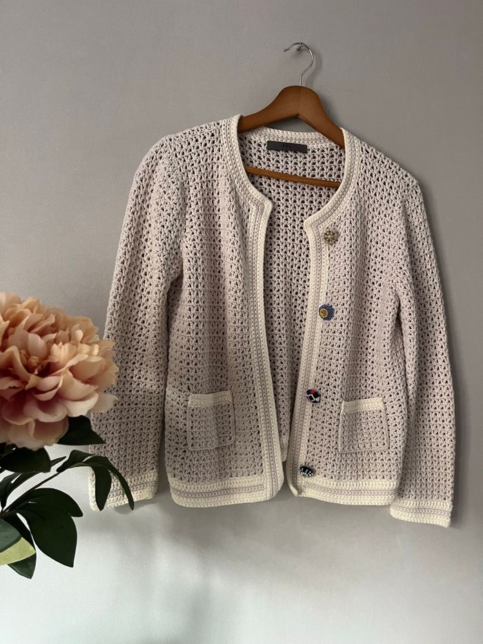 Cardigan FFC coton & cachemire – L