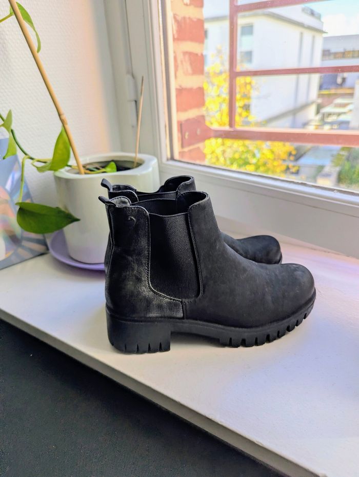 Bottines noir et argenté anna field taille 36