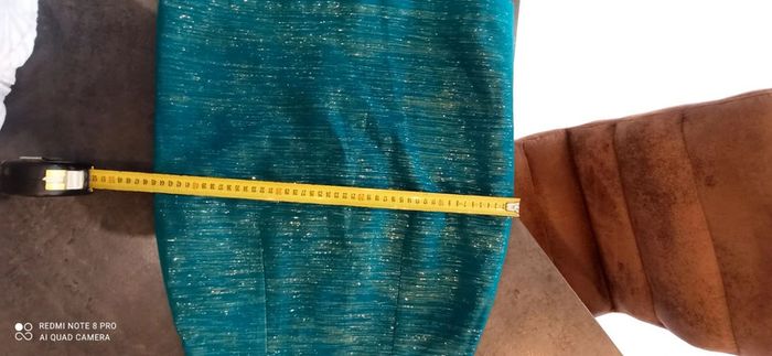 Robe fait main turquoise brillante - photo numéro 5