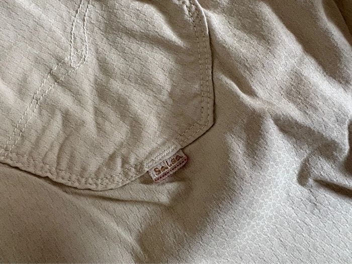Pantalon chino Salsa beige ventre plat taille 38 - photo numéro 5