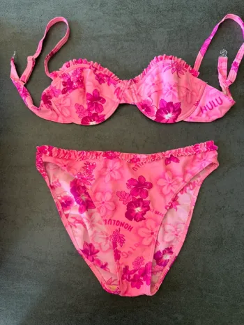 Maillot de bain 2 pièces rose - Taille 40