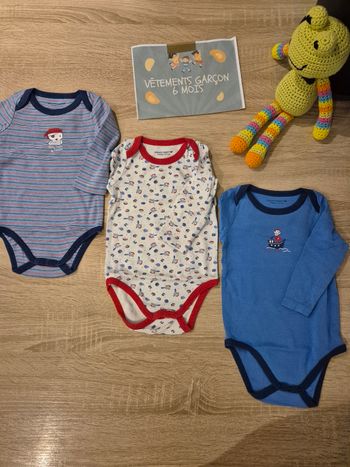 Lot 3 body manches longues SERGENT MAJOR