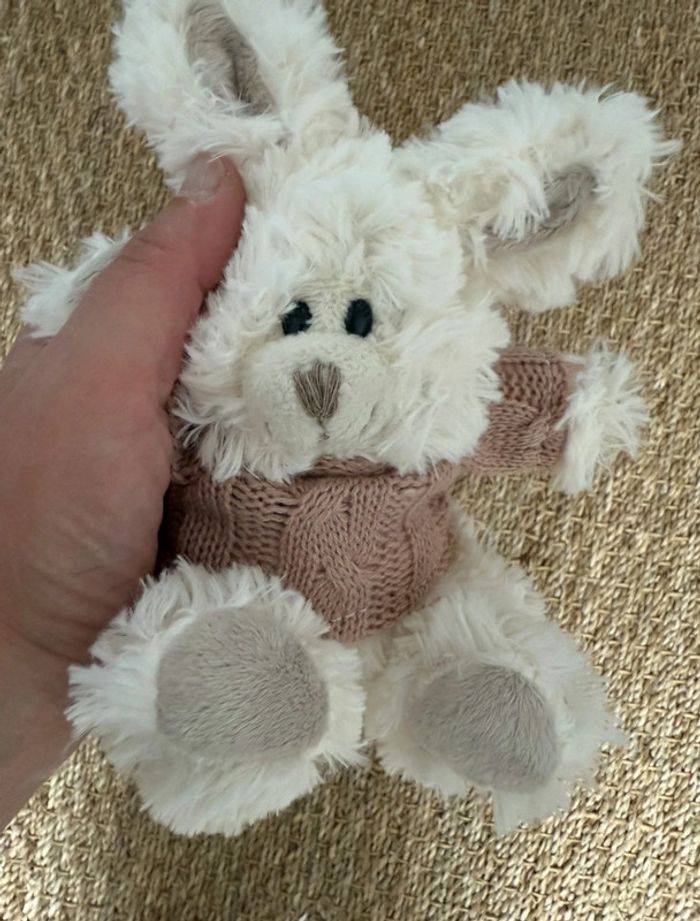 Peluche lapin blanc 🐰 - photo numéro 3