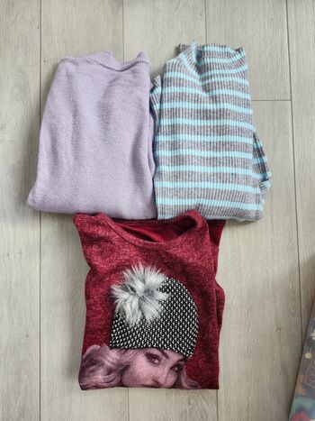 Lot 3 pulls d'hiver taille L/XL