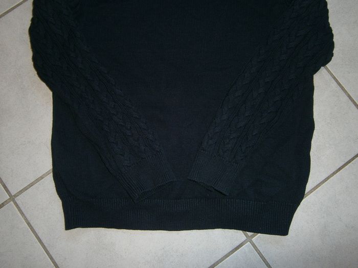 Pull ML torsadé marine H&M Taille 38/M - photo numéro 9