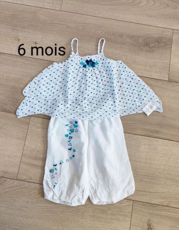 Ensemble débardeur et pantalon 6 mois