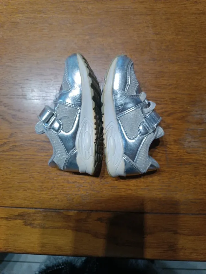 Baskets argentées Gémo 22 - photo numéro 4