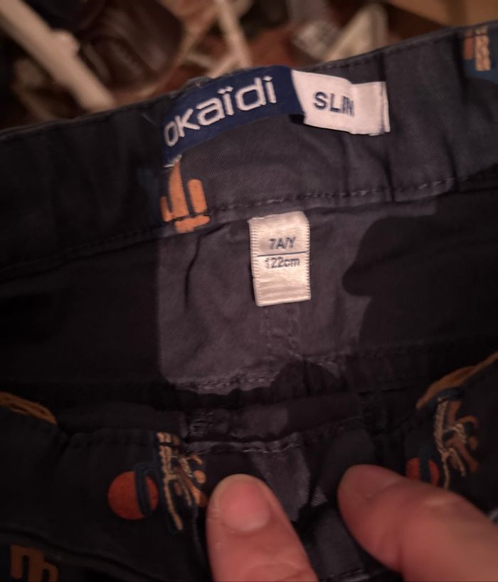 Vends lot de deux shorts okaidi 7 ans très bon état - photo numéro 5