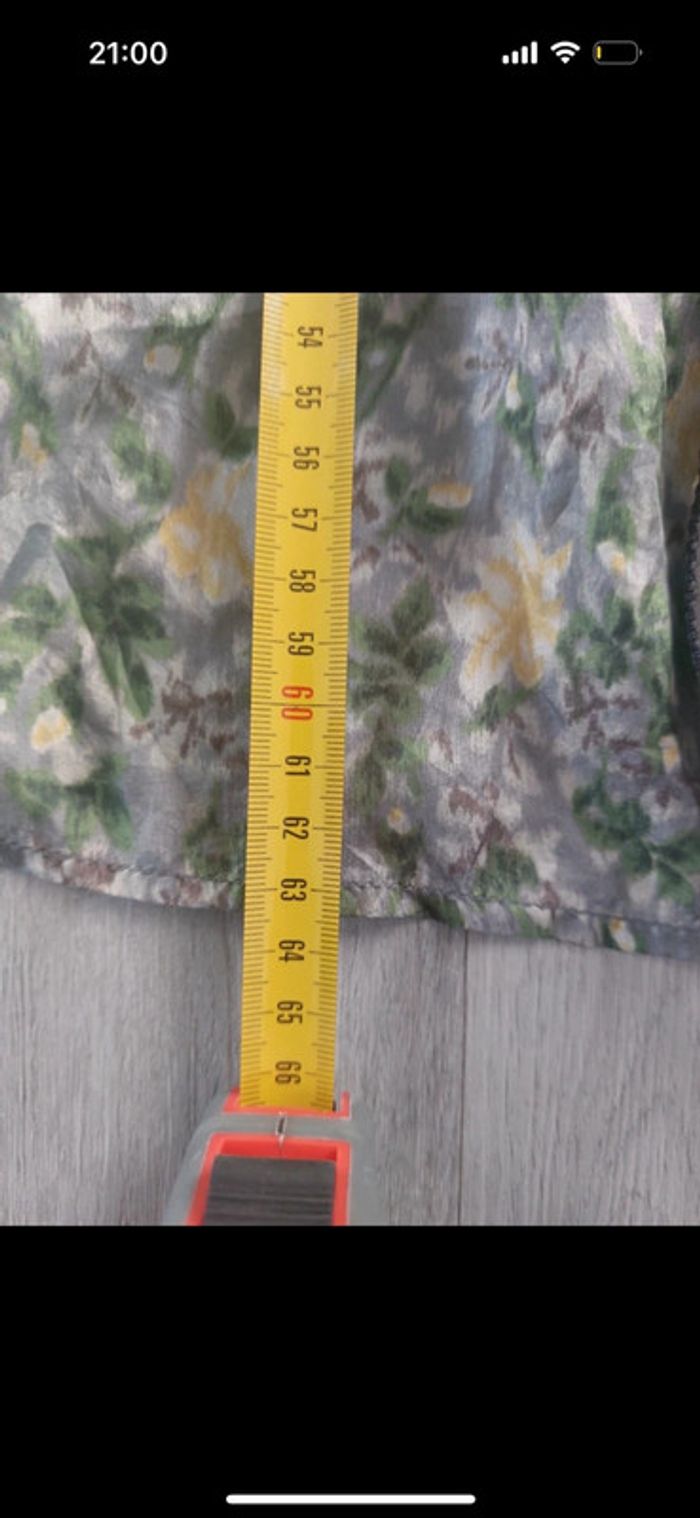 Blouse manches 3/4 100% soie Zara taille S - photo numéro 5