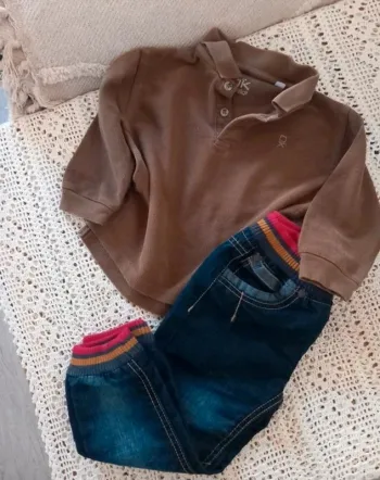 Ensemble garçon polo + jean